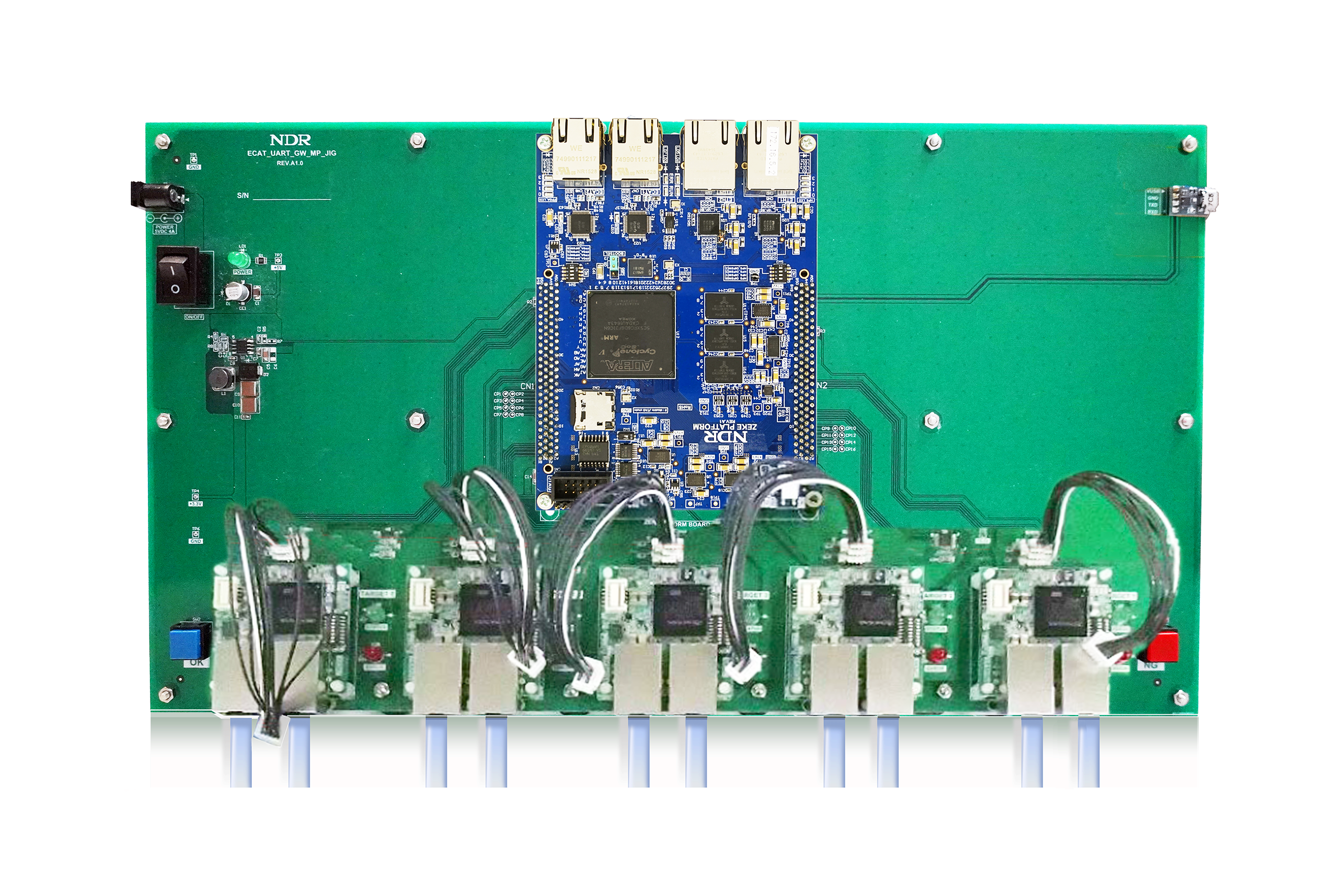 EtherCATスレーブ基板検査治具